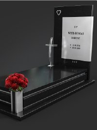 Ексклюзивний пам'ятник із темного граніту львів