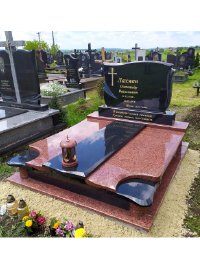 Пам'ятник гранітний для двох поховань буськ львівська область