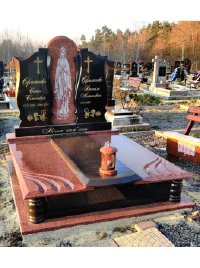 Пам'ятник гранітний для двох поховань буськ львівська область